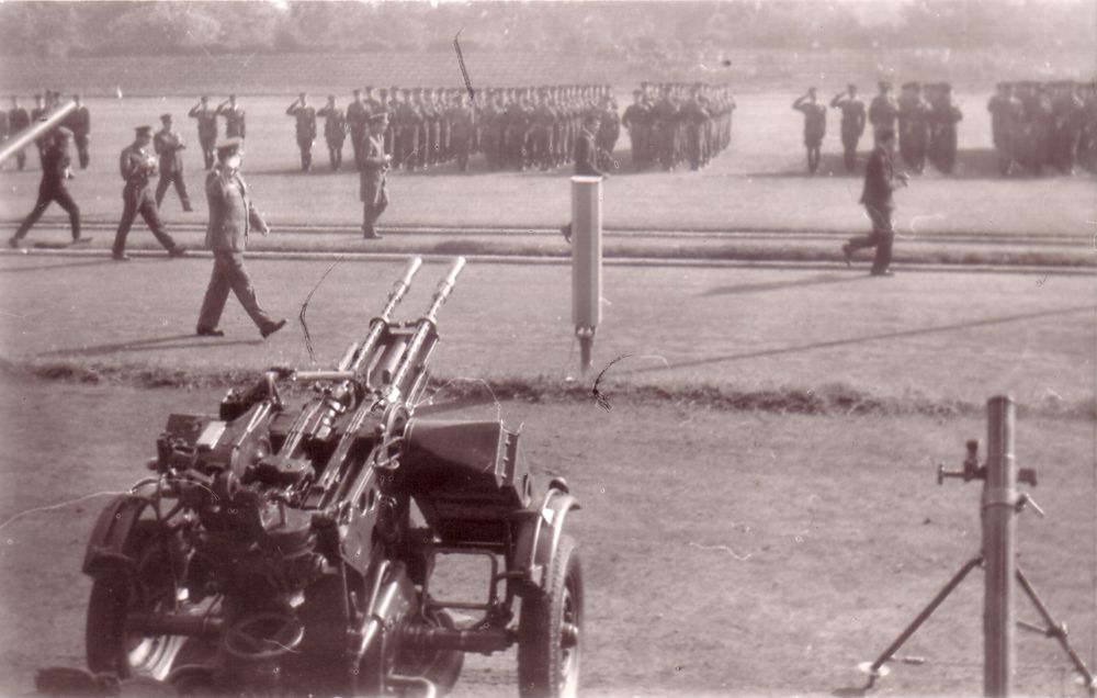 Katonai eskü - 1968. szeptember 29. Debrecen - A régi nagyerdei stadionban